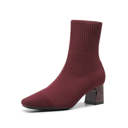 Bottes Modernes Chaussettes à Talon