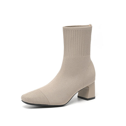 Bottes Modernes Chaussettes à Talon