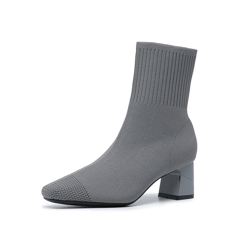 Bottes Modernes Chaussettes à Talon